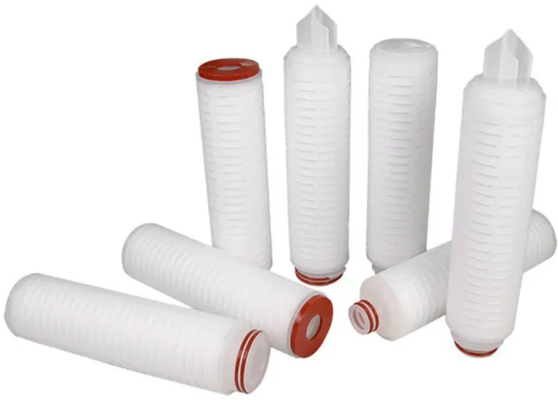 Harga yang bagus 0,22 Um 10 '' Elemen Filter Cair Pemurni Air Industri Untuk Industri Farmasi on line