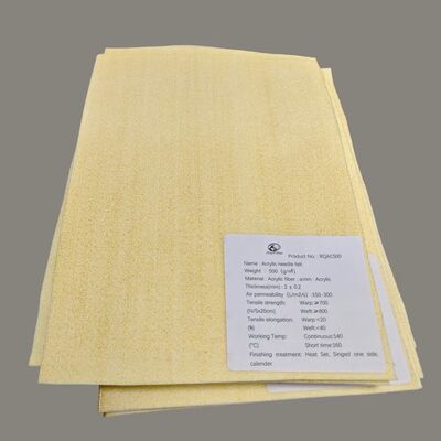 Harga yang bagus Acrylic jarum ditusuk Filter Kantong Kain untuk industri pengumpul debu on line