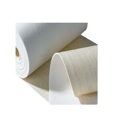Harga yang bagus 50m / Roll PTFE Filter Cloth Polypropylene Felt Filter Bags Bahan Polimida 500gsm on line