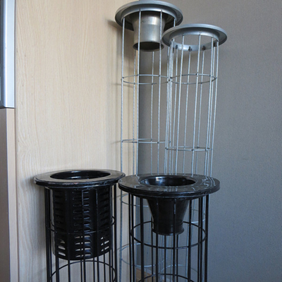Harga yang bagus Kandang Tas Filter Bentuk Bulat Hitam, Kandang Filter Kolektor Debu philis on line