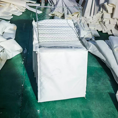 Harga yang bagus Filter kantong udara kain nonwoven industri multi kantong on line