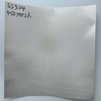Harga yang bagus 304 Filter kain stainless steel 450 mesh untuk sistem sentrifugal on line