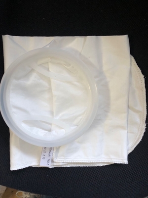 Harga yang bagus Tenun PTFE Mesh 100 Micron Filter Bag untuk Filtrasi Cairan Korosi Kuat on line