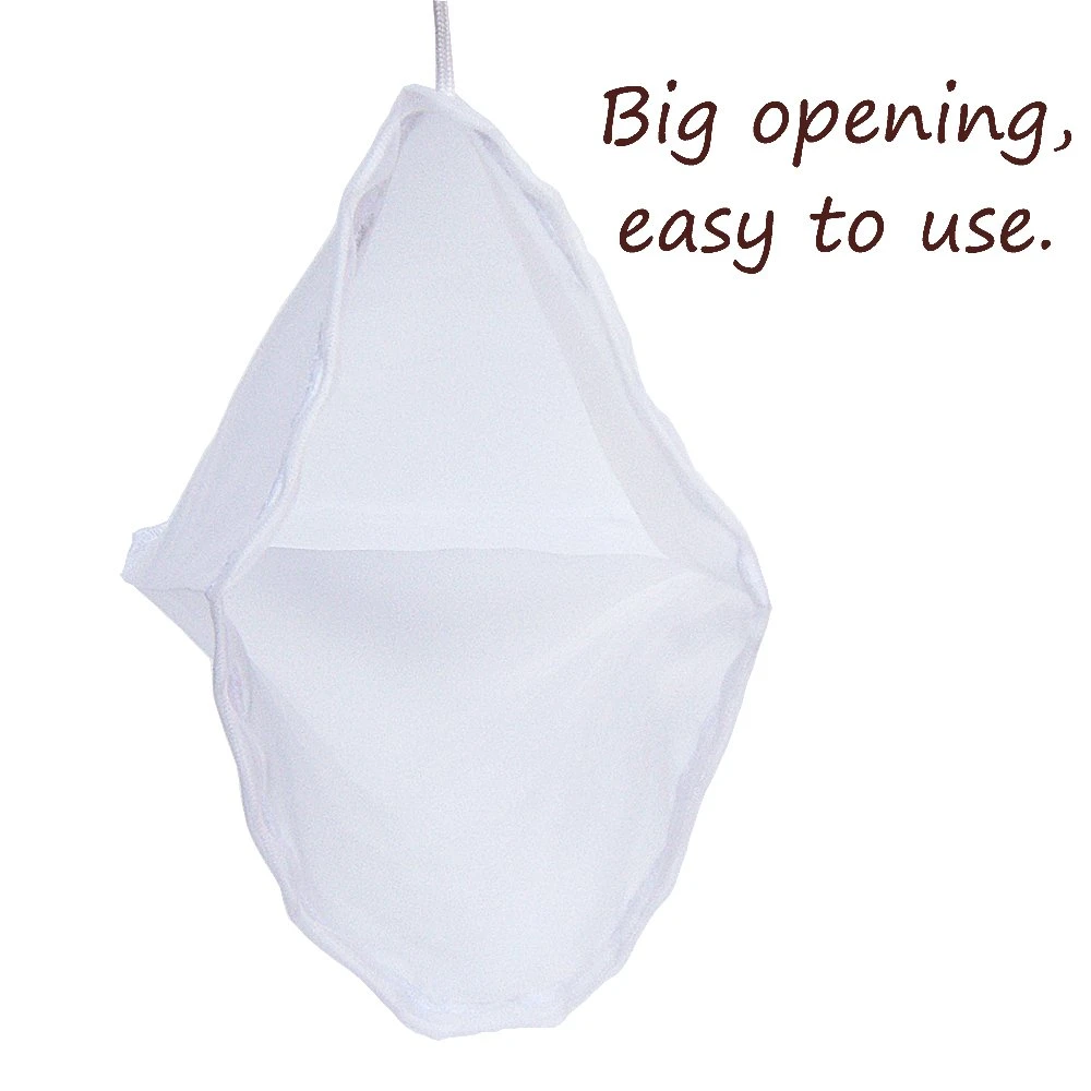 Food Grade Nylon Mesh Milk Coffee Filter Bag with Drawstring