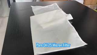 Perkenalkan tas filter mesh monofilamen nilon 25 mikron untuk penyaringan oli Untuk Anda